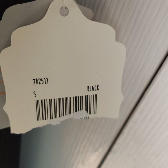 Altar'd State Black Halter Crochet Top Dress Sz S - Picture 7 of 10